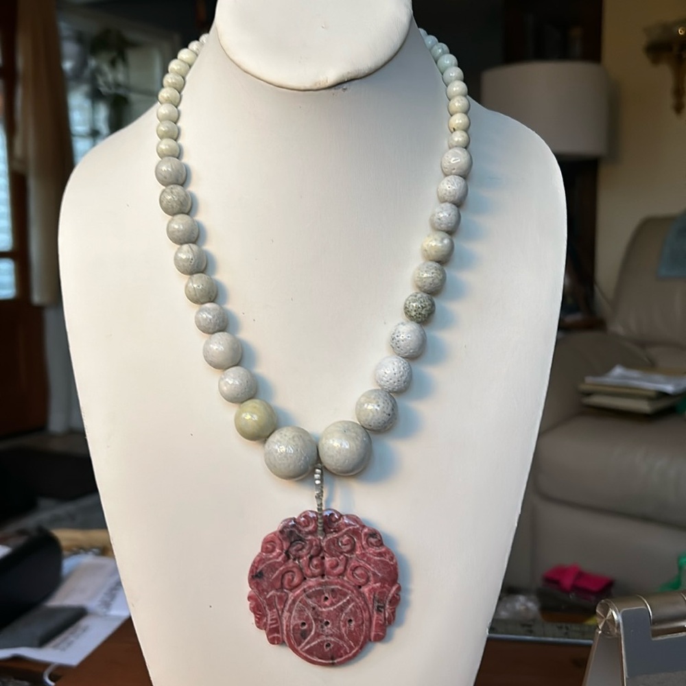 Asian themed Jasper necklace